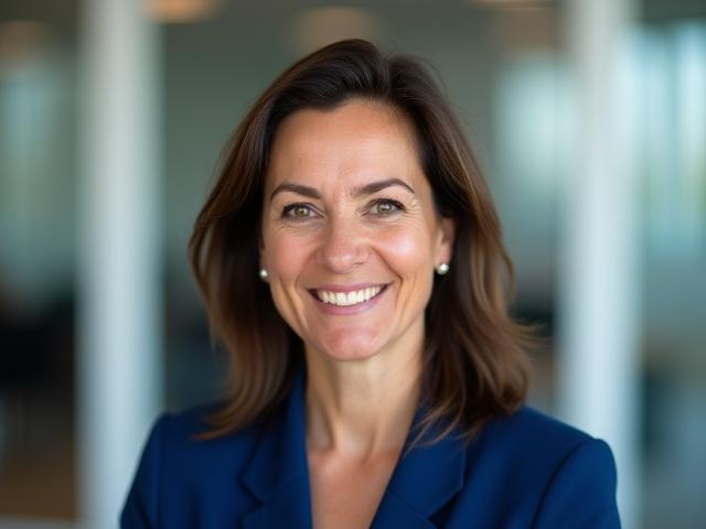 Retrato de María Fernández, experta en finanzas con actitud cercana